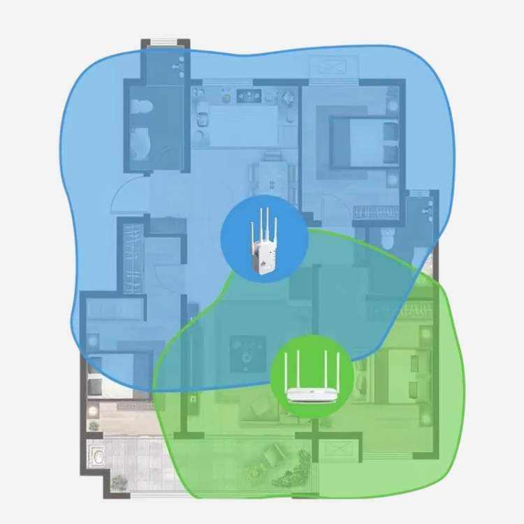 Udendørs WiFi Booster Lang Rækkevidde Dual-Band Forbedret Dækning 4
