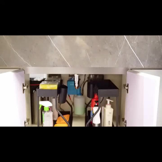 Under-Sink Organizer Med Skydeskuffe Til Køkken Og Badeværelse 8