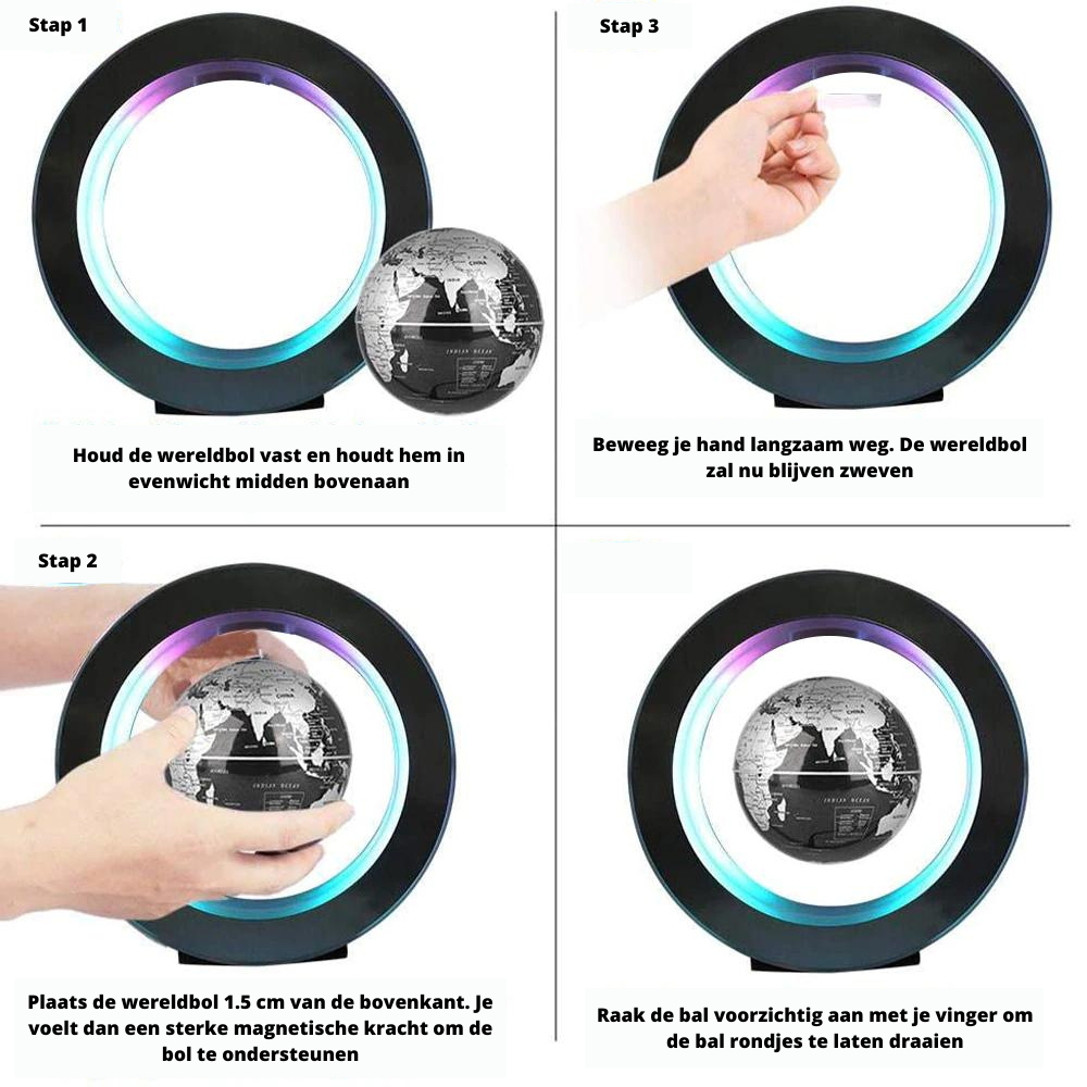 Unik Flydende Globe Lampe til Hjemmet 5