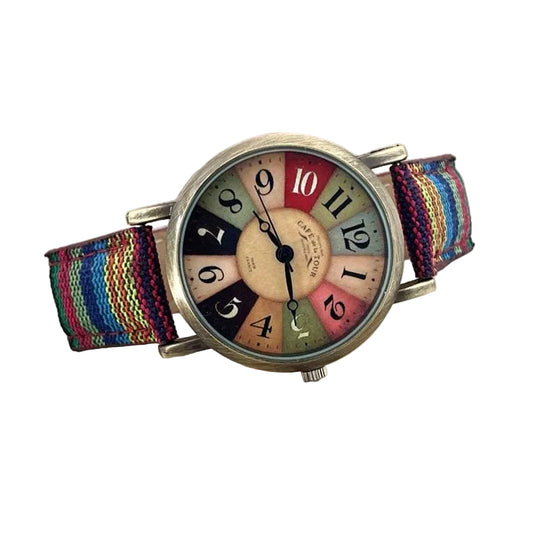 Unisex Armbåndsur med Flettet Design 0