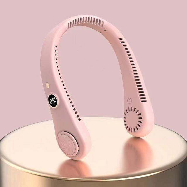 Unisex Bærbar Halskøler med 5 Hastigheder og Bladløst Design 9