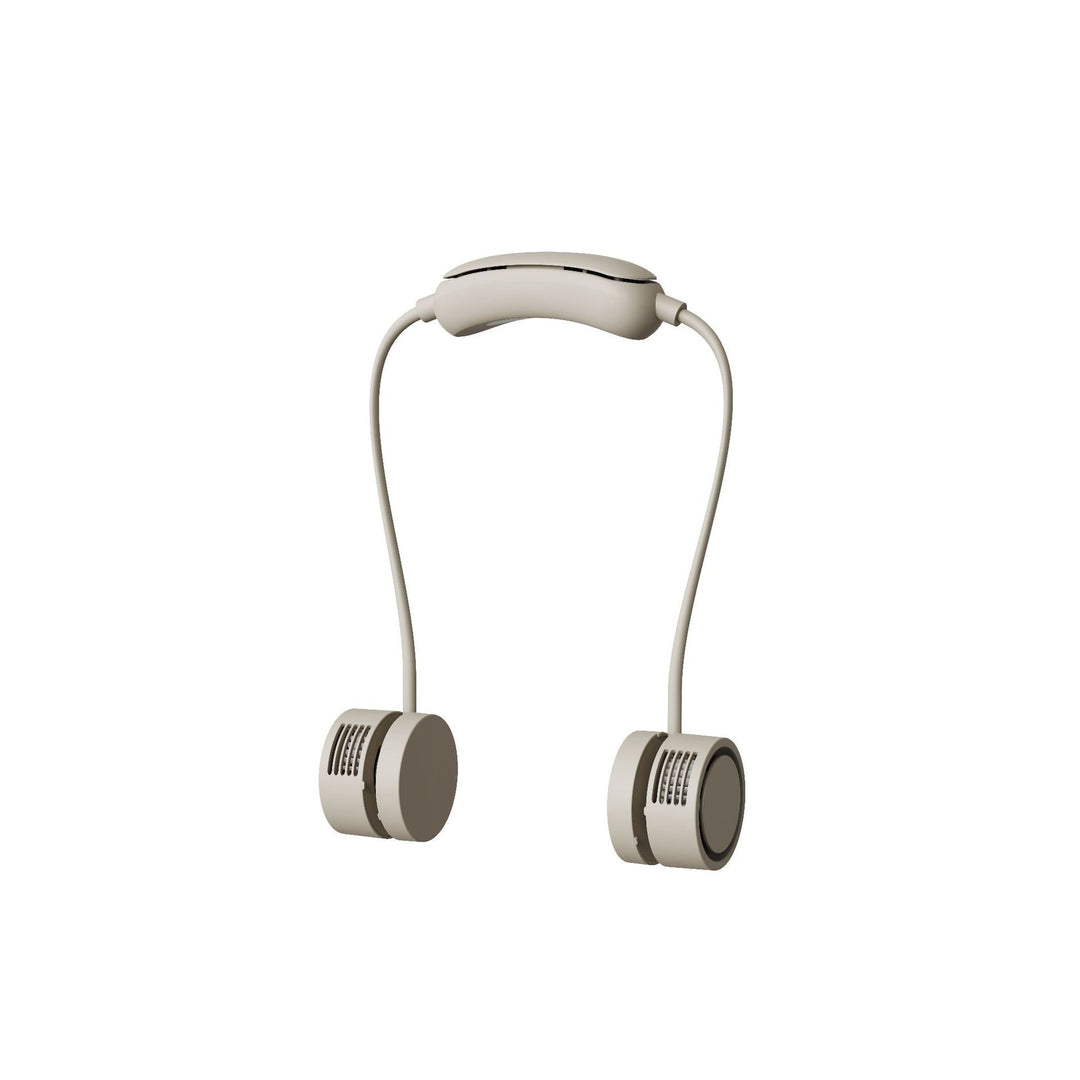Unisex Bærbar Halsventilator med Dobbelt Blæser og USB-Opladning 4