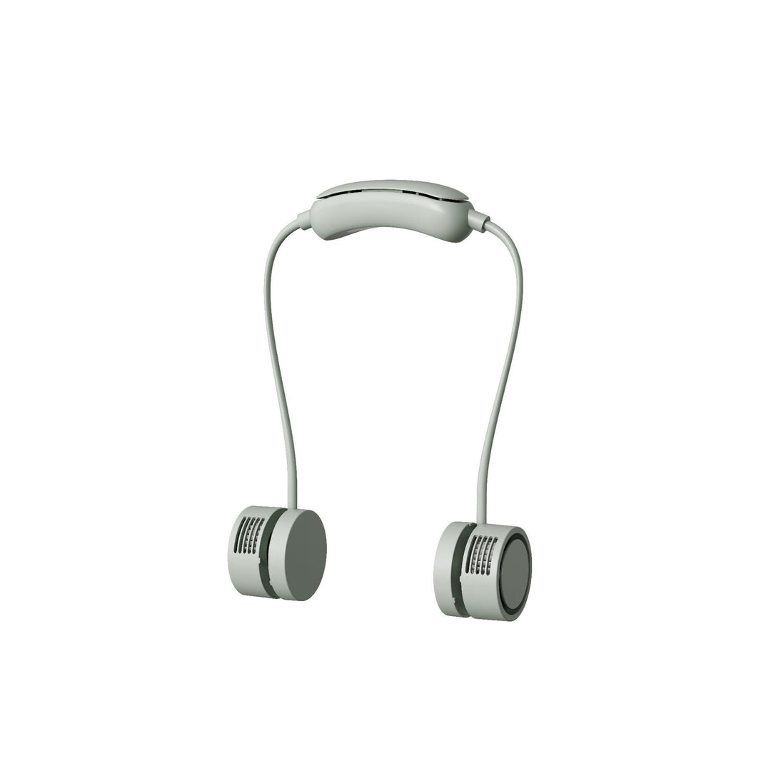 Unisex Bærbar Halsventilator med Dobbelt Blæser og USB-Opladning 6