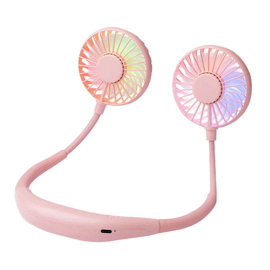 Unisex Bærbar Halsventilator med Justerbare Hastigheder 12