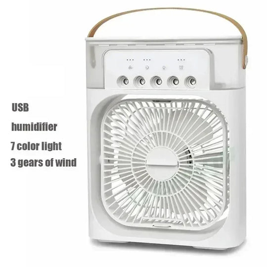 Unisex Bærbar Luftkøler med Ventilator og Luftfugter, 3-i-1 Multifunktionel Design 7