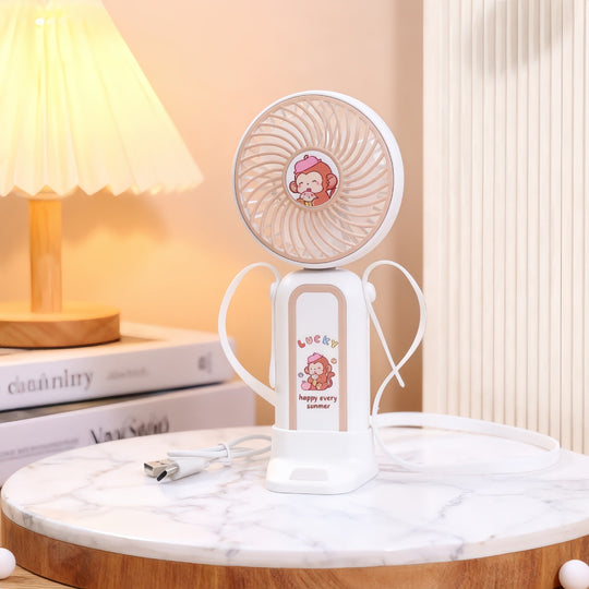 Unisex Bærbar Mini Ventilator Kompakt Design 0