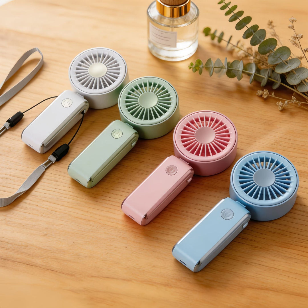 Unisex Bærbar Mini Ventilator Kompakt Design 1
