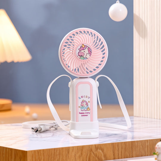Unisex Bærbar Mini Ventilator Kompakt Design 10