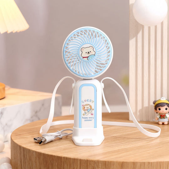 Unisex Bærbar Mini Ventilator Kompakt Design 11