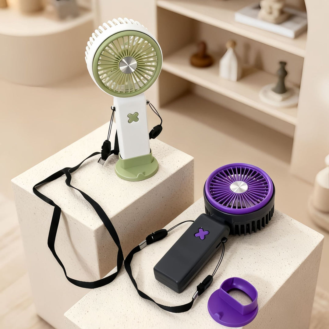 Unisex Bærbar USB Skrivebordsventilator med Justerbart Vippehoved 3