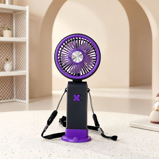 Unisex Bærbar USB Skrivebordsventilator med Justerbart Vippehoved 4
