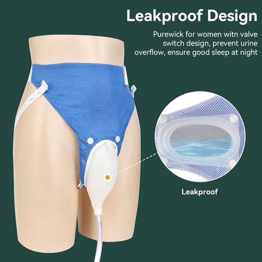Unisex Bærbar Urinopsamler med Justerbar Talje og Lækagesikker Design 2