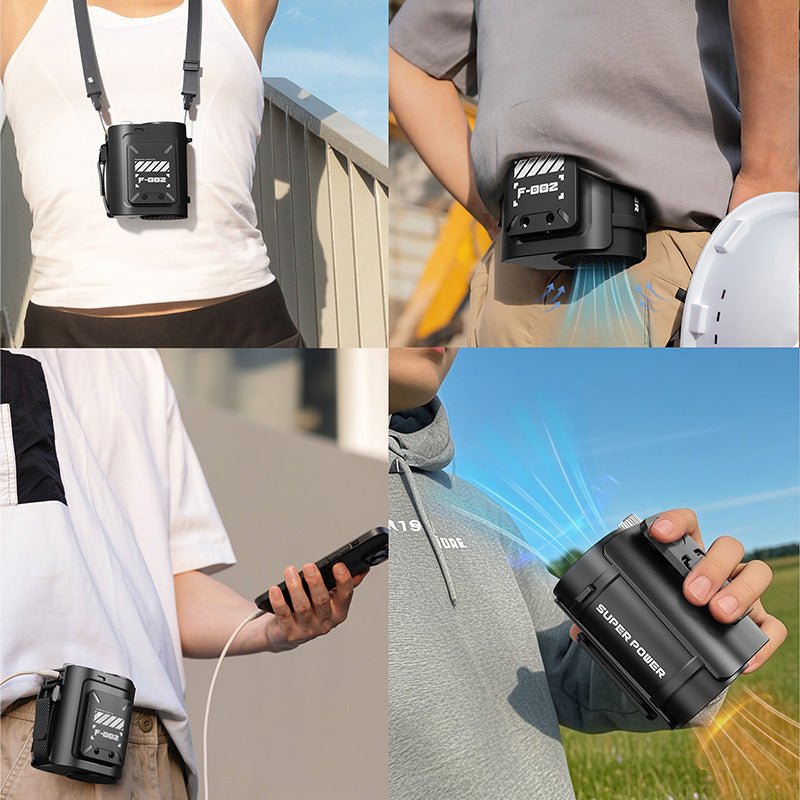 Unisex Bærbar Ventilator Kompakt Med Justerbar Luftstrøm 1