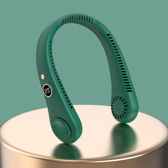 Unisex Bærbar Ventilator med Temperaturdisplay og Justerbar Hastighed 3