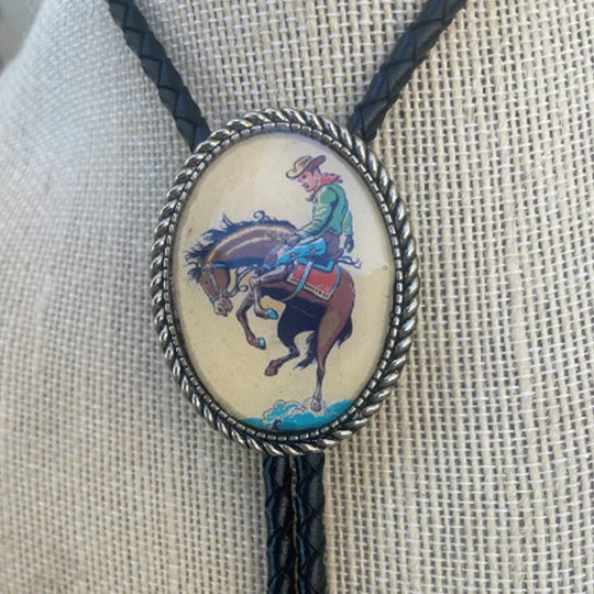 Unisex Bolo Tie med Banjo Frog Design 11