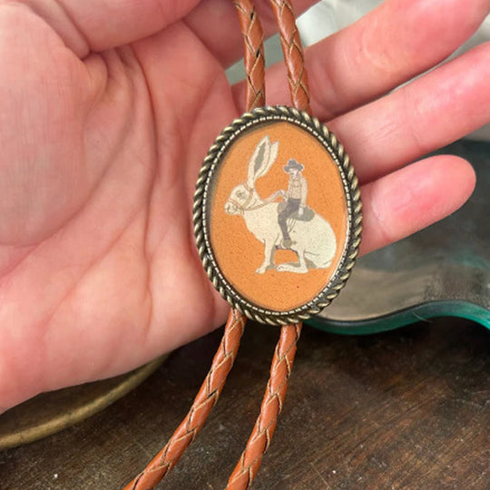 Unisex Bolo Tie med Banjo Frog Design 12