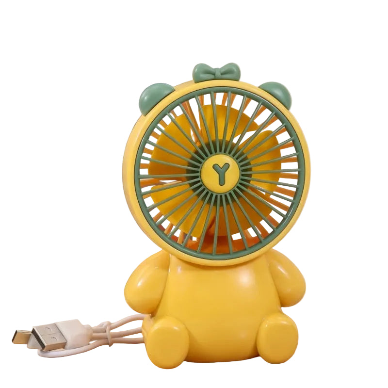 Unisex Bordventilator Kompakt Figurdesign USB-drevet Støjsvag 0