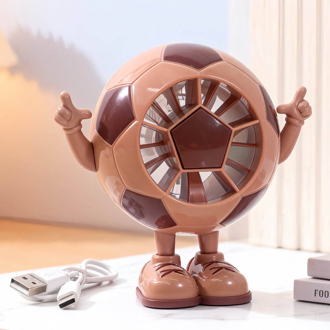 Unisex Bordventilator Kompakt Figurdesign USB-drevet Støjsvag 1