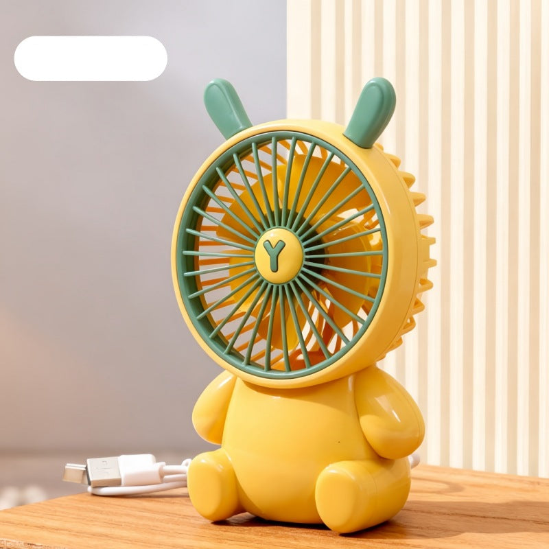 Unisex Bordventilator Kompakt Figurdesign USB-drevet Støjsvag 11