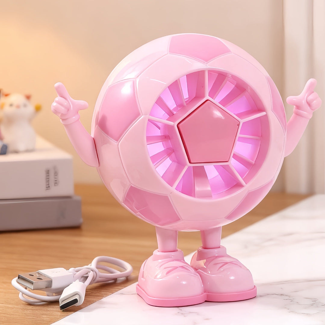 Unisex Bordventilator Kompakt Figurdesign USB-drevet Støjsvag 16
