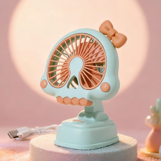 Unisex Bordventilator Kompakt Figurdesign USB-drevet Støjsvag 18