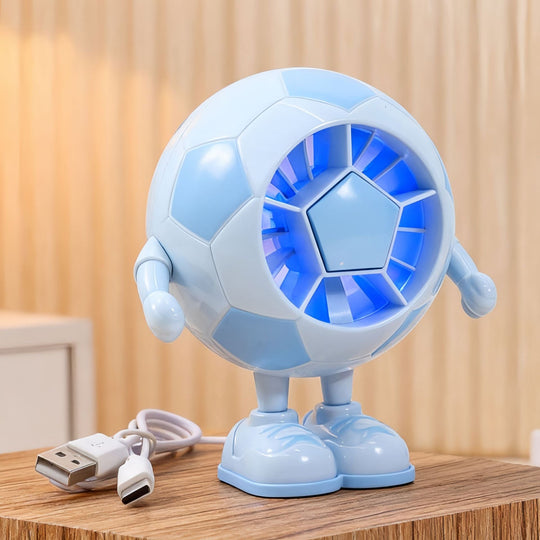 Unisex Bordventilator Kompakt Figurdesign USB-drevet Støjsvag 2