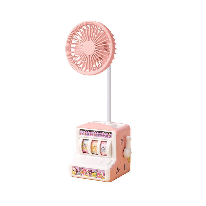 Unisex Bordventilator Retro Spilleautomat Design Justerbar Højde 1