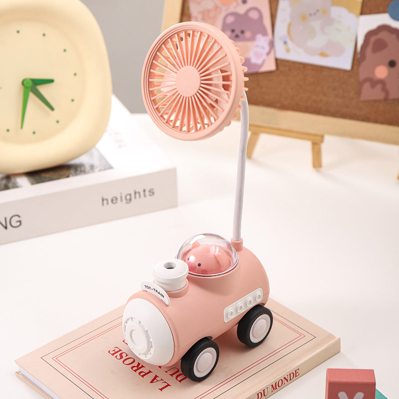 Unisex Bordventilator med Justerbart Blæserhoved og Kreativt Design 2