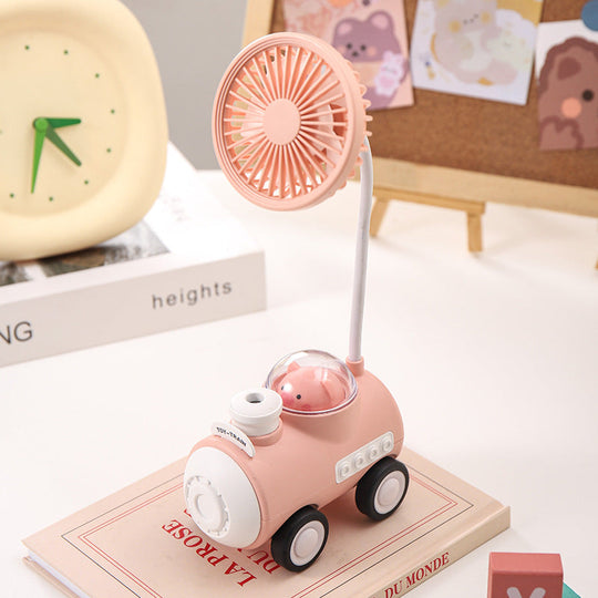 Unisex Bordventilator med Justerbart Blæserhoved og Kreativt Design 2