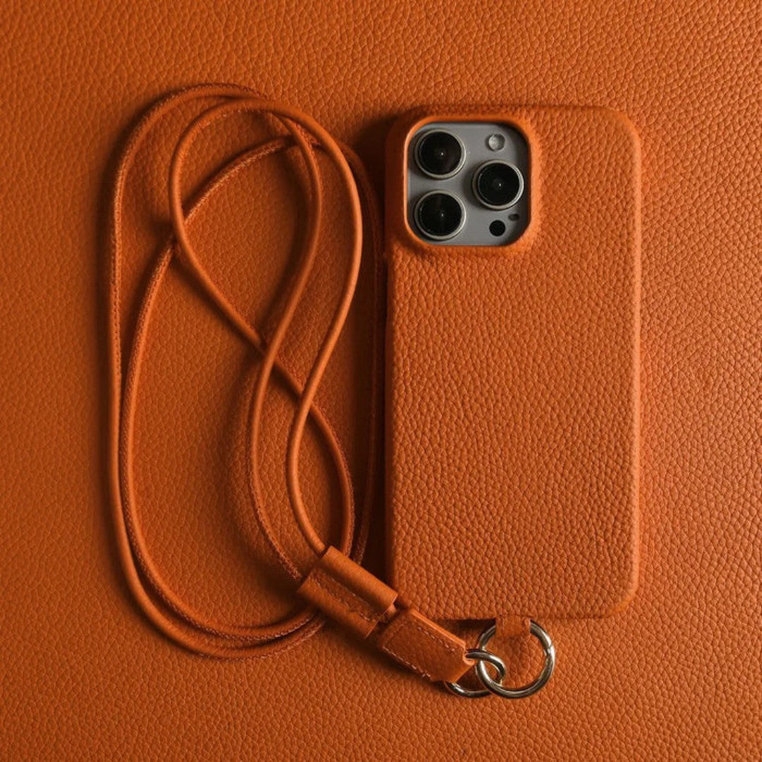 Unisex Crossbody Telefon Taske Læder 0
