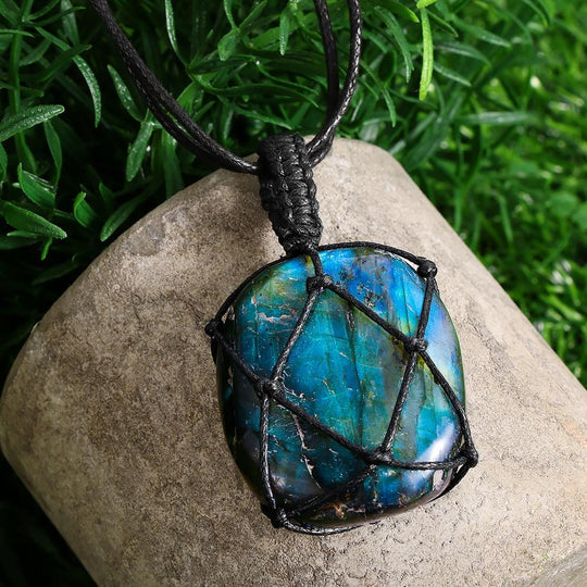 Unisex Dragon Heart Halskæde med Labradorit 3
