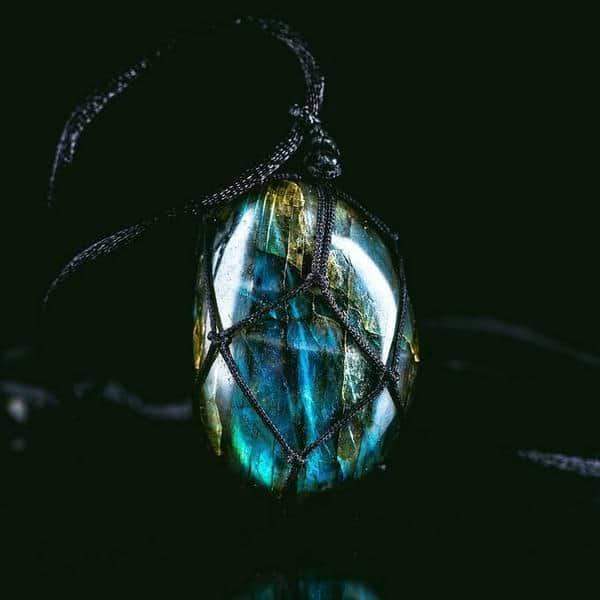 Unisex Dragon Heart Halskæde med Labradorit 6