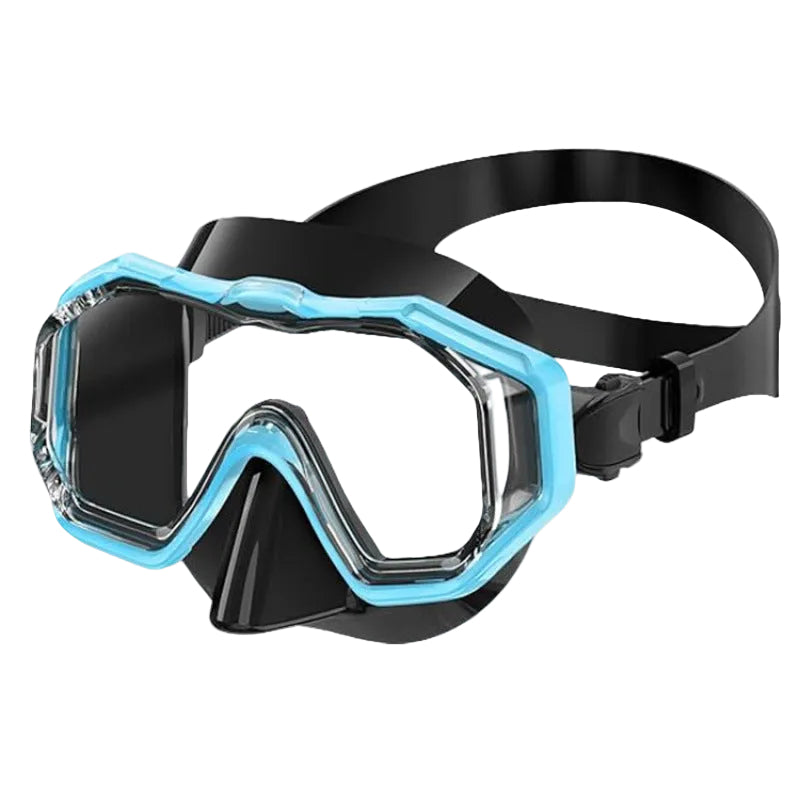 Unisex Dykkermaske med Udvidet Synsfelt og Anti-Dug Funktion 0