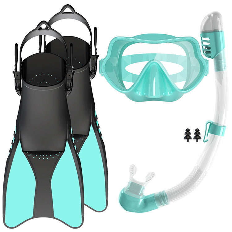 Unisex Dykkerudstyr Sæt med Finner, Maske og Snorkel 1