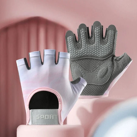 Unisex Fitness Gloves Half Finger Design 1