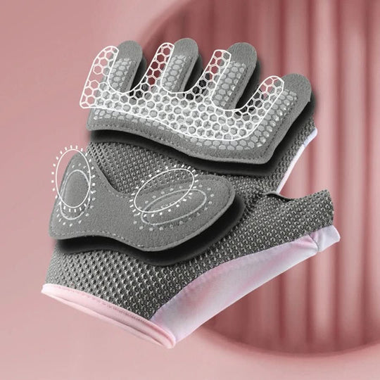 Unisex Fitness Gloves Half Finger Design 3