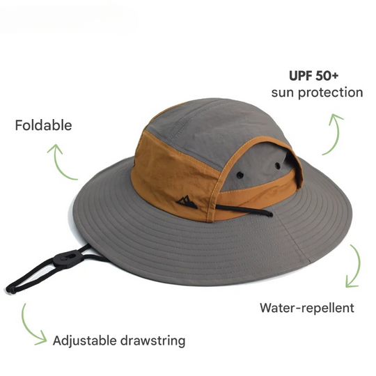 Unisex Foldbar Solhat med UV-beskyttelse 7