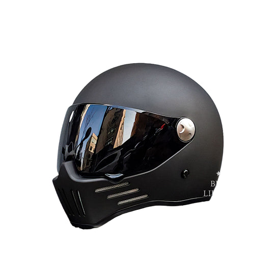 Unisex Full Face Motorcykel Hjelm Med Ventilation og Komfort 0