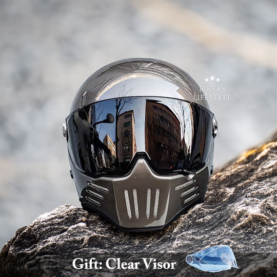 Unisex Full Face Motorcykel Hjelm Med Ventilation og Komfort 1