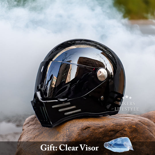 Unisex Full Face Motorcykel Hjelm Med Ventilation og Komfort 3