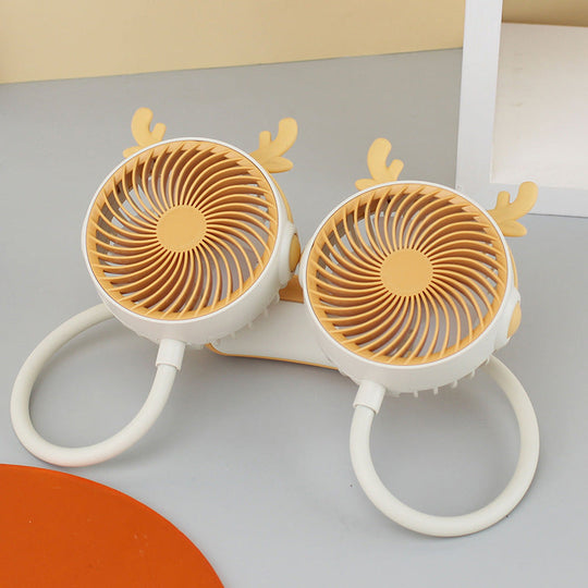 Unisex Halsventilator Bærbar med Fleksibel Svanehals og Genopladeligt Batteri 20