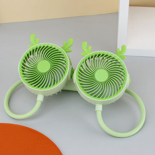 Unisex Halsventilator Bærbar med Fleksibel Svanehals og Genopladeligt Batteri 3