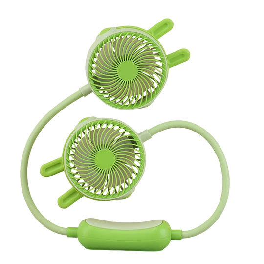 Unisex Halsventilator Dobbelthoved med Fleksibel Svanehals 0