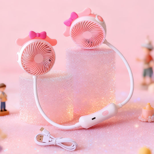 Unisex Halsventilator Dobbelthoved med Fleksibel Svanehals 10