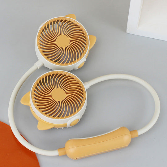 Unisex Halsventilator Dobbelthoved med Fleksibel Svanehals 11