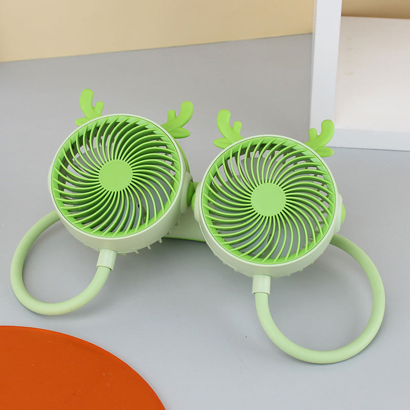 Unisex Halsventilator Dobbelthoved med Fleksibel Svanehals 14