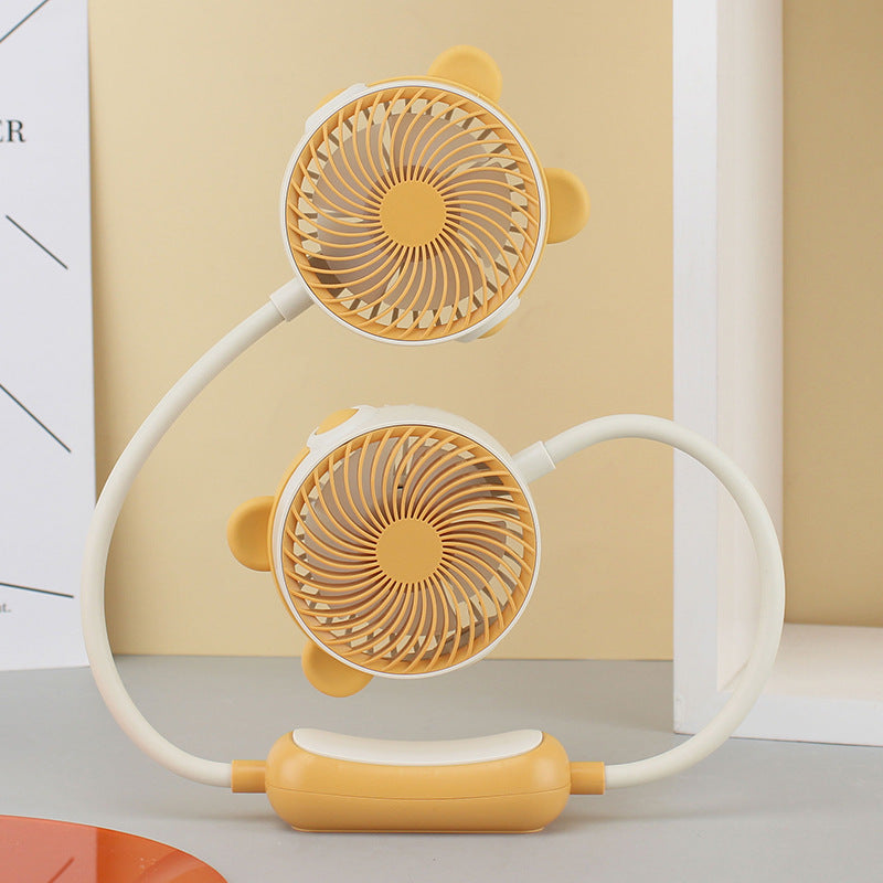 Unisex Halsventilator Dobbelthoved med Fleksibel Svanehals 16