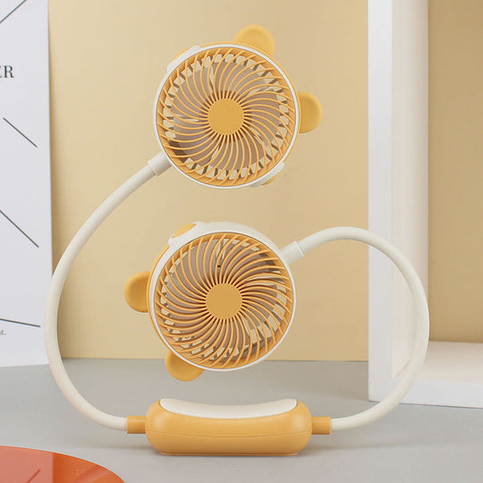 Unisex Halsventilator Dobbelthoved med Fleksibel Svanehals 16