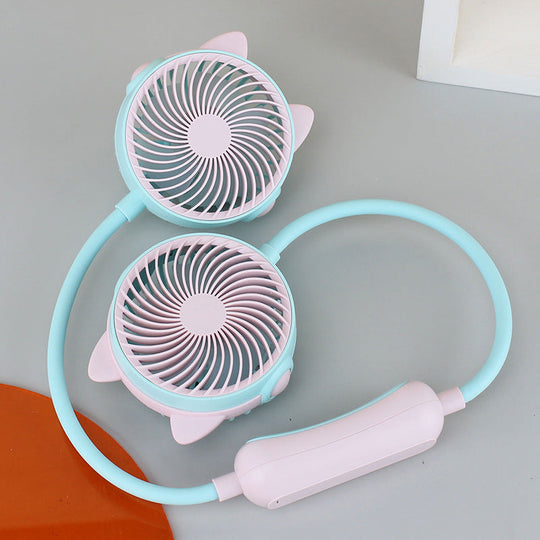 Unisex Halsventilator Dobbelthoved med Fleksibel Svanehals 2