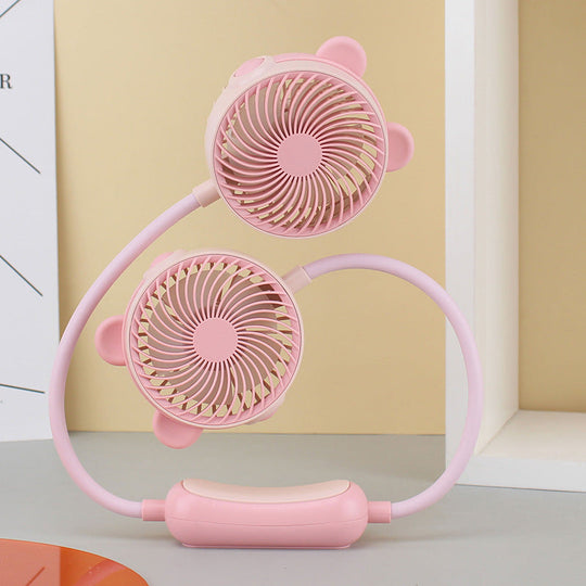 Unisex Halsventilator Dobbelthoved med Fleksibel Svanehals 4